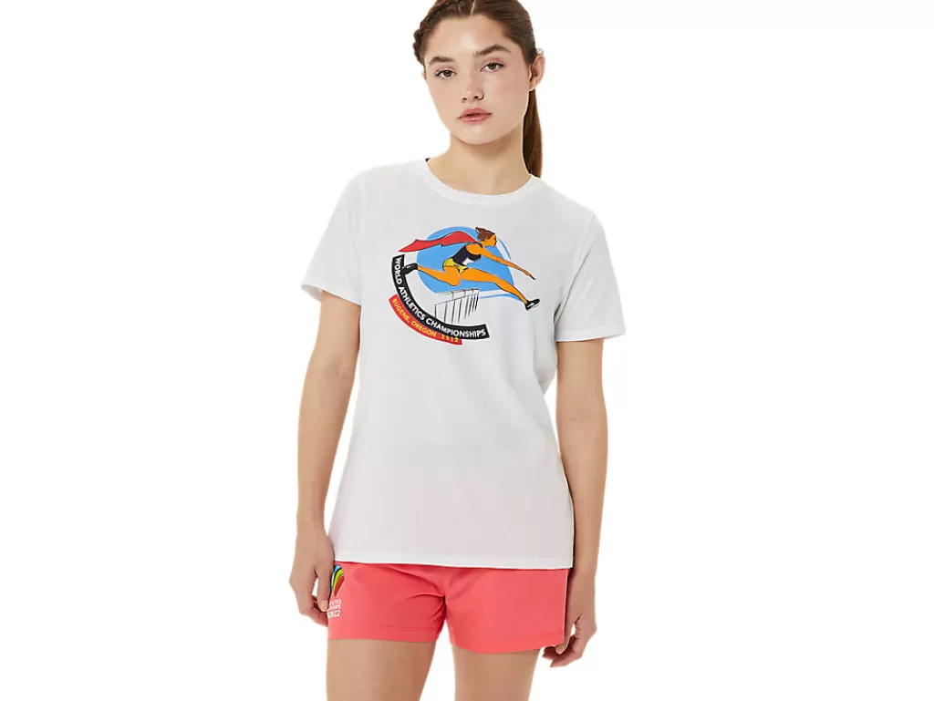 ASICS GRAPHIC SHORT SLEEVE WCH-Women T-Shirts & Tops