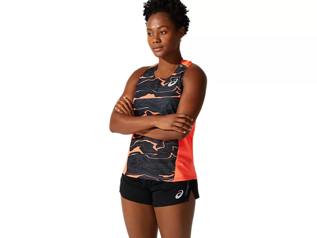 ASICS LIGHT MESH SINGLET-Women T-Shirts & Tops