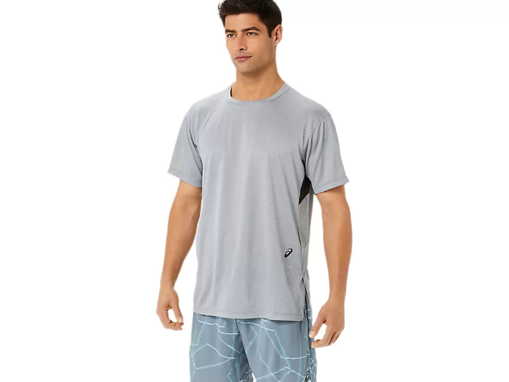 ASICS MEN GEL-COOL PRINT SHORT SLEEVE TOP-Men T-Shirts & Tops