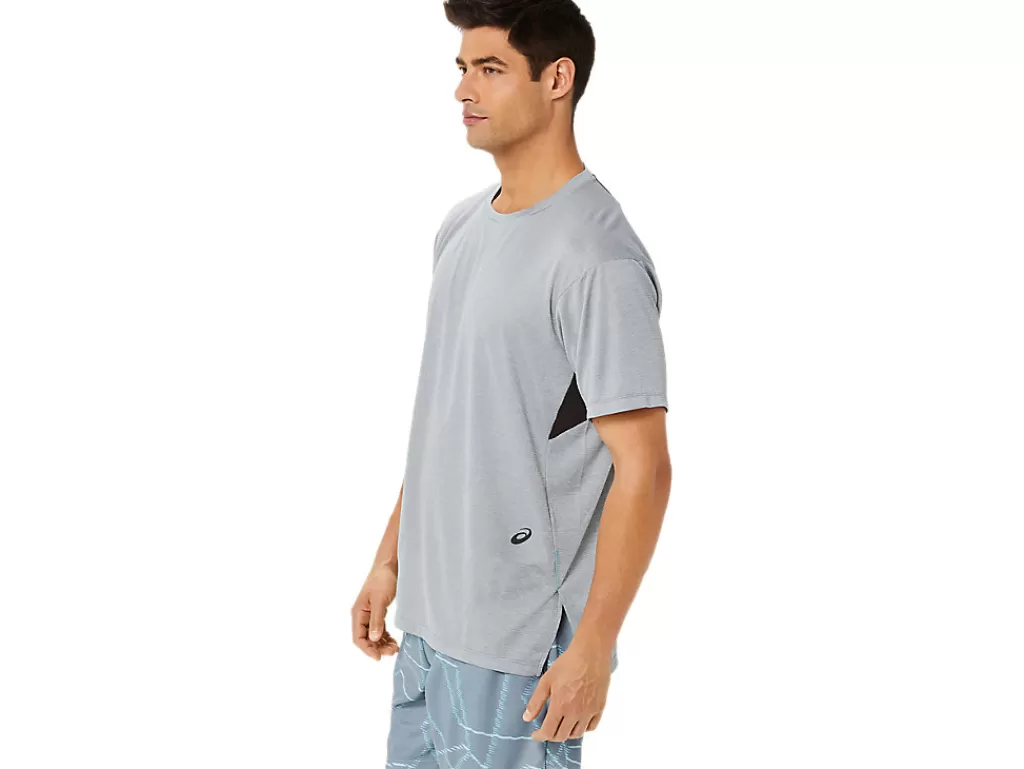 ASICS MEN GEL-COOL PRINT SHORT SLEEVE TOP-Men T-Shirts & Tops