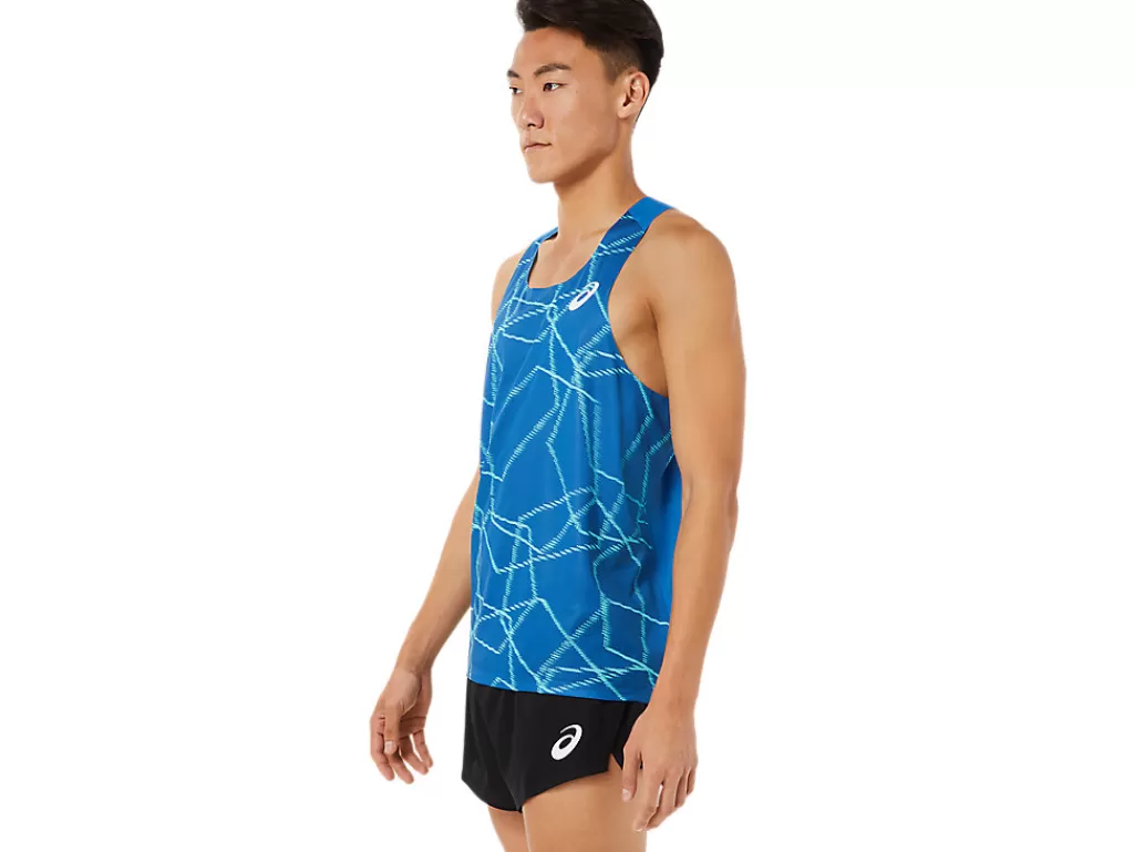 ASICS MEN LIGHT MESH SINGLET-Men T-Shirts & Tops