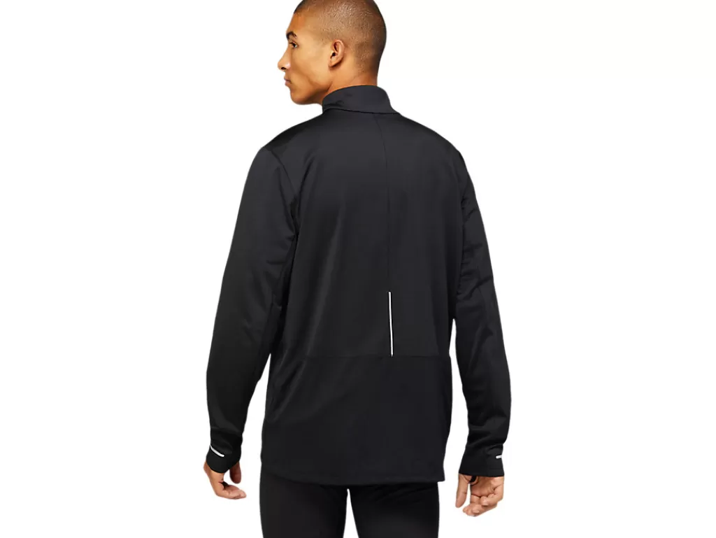 ASICS MEN LITE-SHOW WINTER 1/2 ZIP TOP-Men T-Shirts & Tops