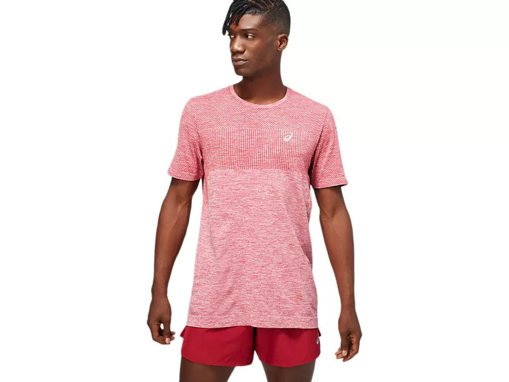 ASICS MEN RACE SEAMLESS SHORT SLEEVE-Men T-Shirts & Tops