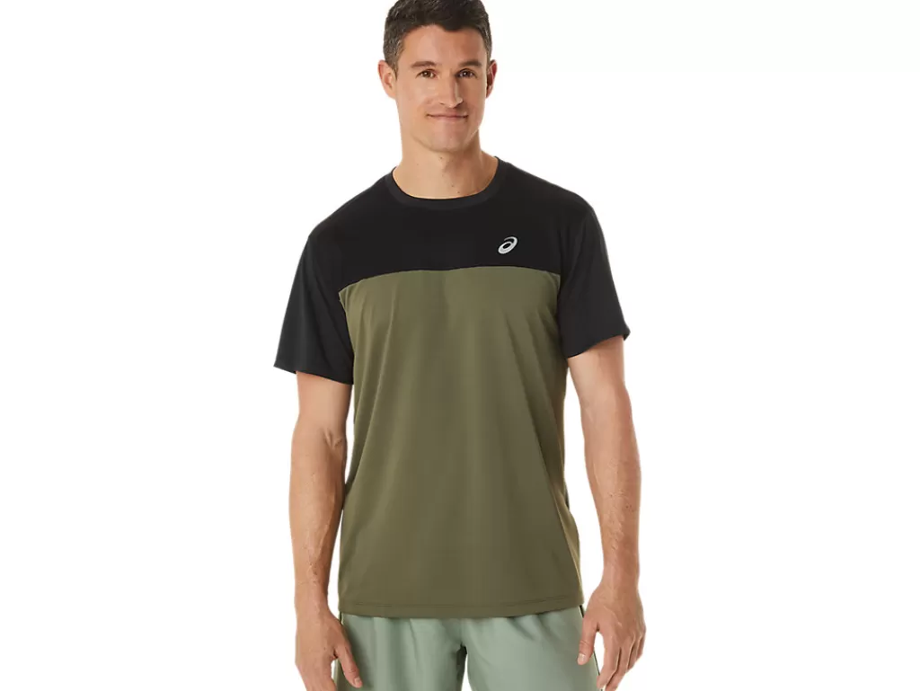 ASICS MEN RACE SHORT SLEEVE TOP-Men T-Shirts & Tops